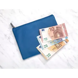 Josephine Osthoff Handtaschen-Manufaktur Banktasche Dokumententasche Unisex Geldbörse blau