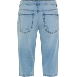 man's world plus "Große Größen", Herren, Gr. 64, N-Gr, blau (light blau used), Denim/Jeans, Obermaterial: 98% Baumwolle, 2% Elasthan, Destroyed-Effekte, unifarben, regular fit kniefrei, Jeans, gerade geschnittenes Bein, normale Leibhöhe, Regular-Fit