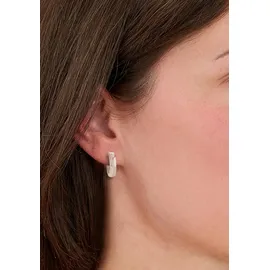 Amor Creolen 925 (Sterlingsilber), mit Zirkonia synth.,