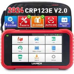 LAUNCH CRP123E V2.0 OBD2 Mehrmarken-Autodiagnose mit 4 Systemen und 7 Reset-Funktionen