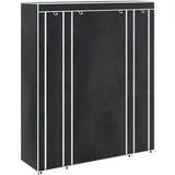 vidaXL Stoffschrank 45 x 176 x 150 cm Schwarz