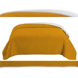 Wometo Tagesdecke 170 x 210 cm Gelb/Silber