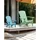 Beliani Kindersessel ADIRONDACK 40 x 64 x 50 cm blau