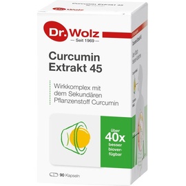 Dr. Wolz Zell GmbH Curcumin Extrakt 45 Kapseln 90 St.