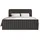 Selsey Saliano - Boxspringbett 160x200 mit Bettkasten, Topper und Chenille-Bezug, Graphit, - Dunkelgrau