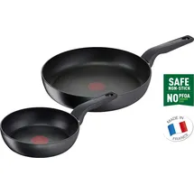 Tefal Hard Titanium Pro Pfannen-Set 2-tlg. 24 cm + 28 cm