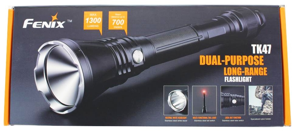 Fenix TK47 LED Taschenlampe bis zu 1300 Lumen, Leuchtweite max. 700 Meter