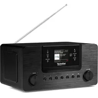 TechniSat DIGITRADIO 570 CD IR – Stereo DAB+ Internetradio (CD-Player, WLAN, UKW, Bluetooth-Audiostreaming, Spotify, USB, Wecker, Wifi Streaming, AUXin, Equalizer, Fernbedienung, 2 x 5 Watt) schwarz