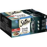 Sheba Fresh & Fine in Sauce Kabeljau, Lachs und Thunfisch 50 x 50 g