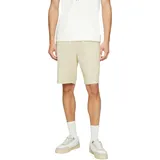 s.Oliver Bermudas "DETROIT", Herren, Gr. L, N-Gr, weiß, Sweatware, Obermaterial: 87% Baumwolle, 13% Polyester, unifarben, relaxed fit kniefrei, Hosen Bermudas, Sommerhose im Relaxed Fit