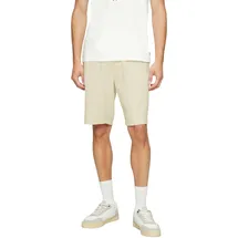 s.Oliver Bermudas "DETROIT", Herren, Gr. L, N-Gr, weiß, Sweatware, Obermaterial: 87% Baumwolle, 13% Polyester, unifarben, relaxed fit kniefrei, Hosen Bermudas, Sommerhose im Relaxed Fit