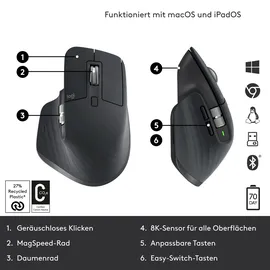 Logitech MX Master 3S grafit