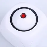 Zoegneer Kunststoff-Projektionswecker Multifunktionale Projektionsuhr LED-Bildschirm Musikalarme (weiß)