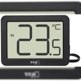 TFA Dostmann Thermometer Schwarz 30.1066.01