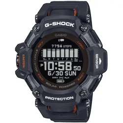 Smartwatch CASIO G-SHOCK, orange (schwarz, orange), Smartwatches, Solaruhr, Armbanduhr, Herrenuhr, Digitaluhr,Stoppfunktion, Weltzeit