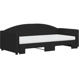 vidaXL Tagesbett 90 x 190 cm Schwarz