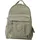 Jennifer Jones Leather Crinkle Nylon Rucksack Beige