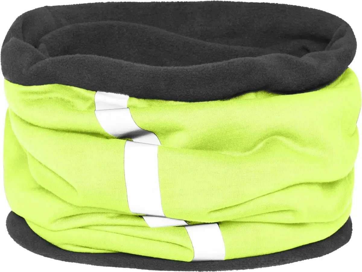 Myrtle Beach Unisex Winter Schlauchtuch MB7300 bright yellow/carbon one size