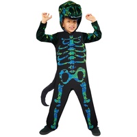 amscan 9914836 Kinder Skelett Dinosaurier Halloween Kostüm Alter 8-10 Jahre