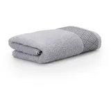 Möve Geometry Handtuch 50 x 100 cm silber