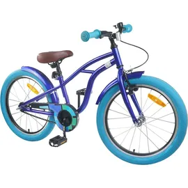 vidaXL Kinderfahrrad 18 Zoll dunkelblau
