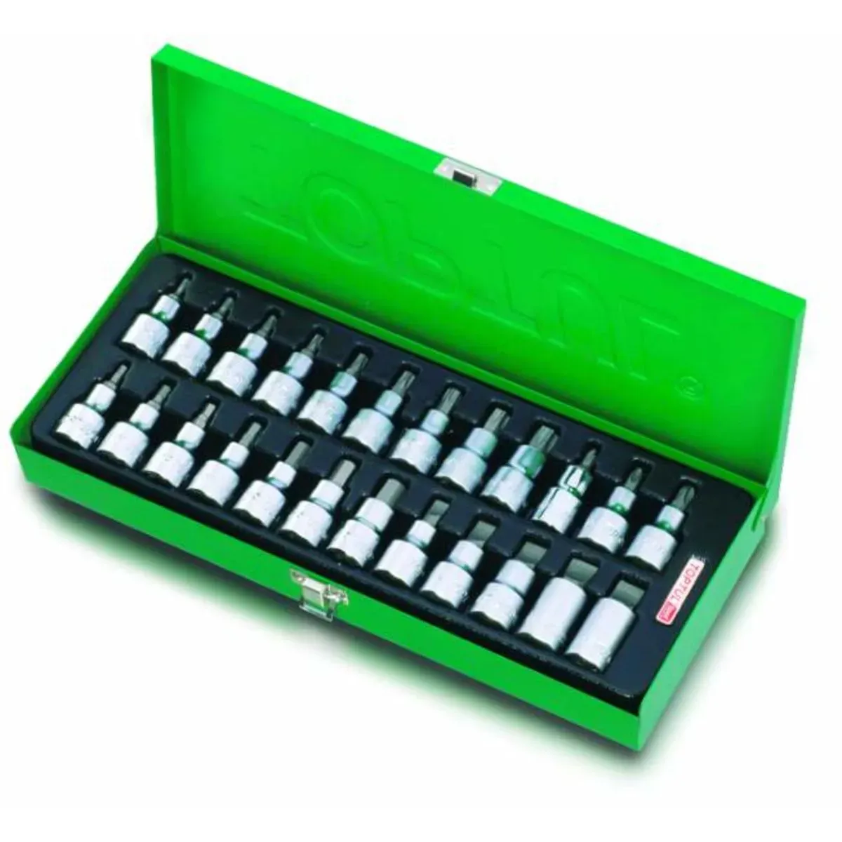 Juego de vasos TOPTUL 1/2 pulgadas (SL, PH, TORX)