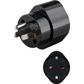 goobay Netzadapter-Schutzkontaktbuchse US/Japan-Stecker (Typ F, CEE 7/4) > (Typ B, NEMA 5-15, 3-polig)