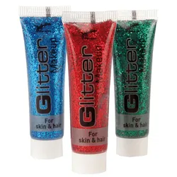 Funkelndes Partynacht Glitzer - blau