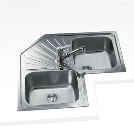 Teka Angular 2c Sf Corner Doppelspüle - Stainless Steel - One Size