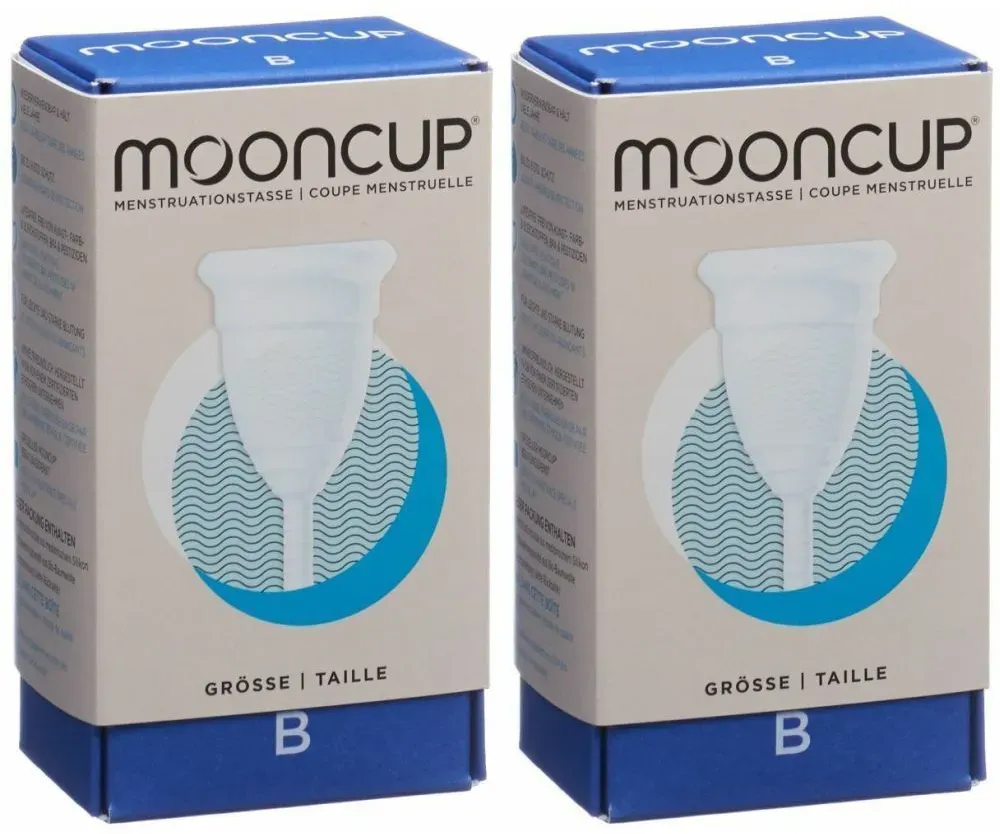 mooncup® Wiederverwendbare Menstruationstasse Größe B