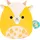 Squishmallows Miel 30 cm Beige/Gelb