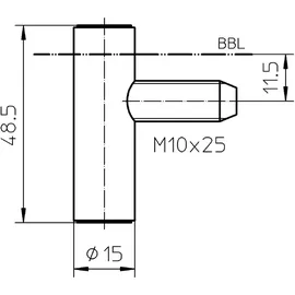 Simonswerk Rahmenteil V 8000 WF U STA vern.f.3-tlg.Stahlzargen Nachrüstband