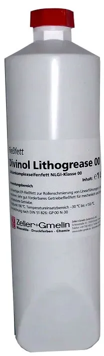 Divinol Lithogrease 00, Fließfett für Linearfürungen