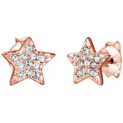 Elli Sterne Astro Trend Kristalle 925 Silber Ohrringe   Damen 
