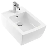 Villeroy & Boch Memento 2.0 Wandbidet 44330001 37,5 x 56 cm, weiß alpin, mit Hahnloch, mit Überlauf