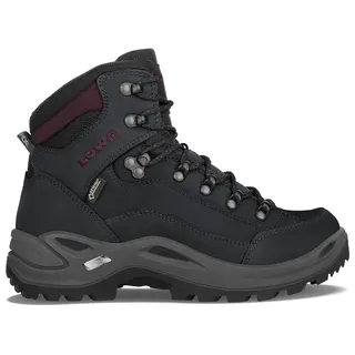 Schwarz/Bordeaux 38