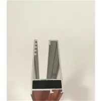 Glaszentrum Hagen - 2000x47x21 mm Aluminiumprofil - Wandprofil - Bodenprofil - Eloxiert