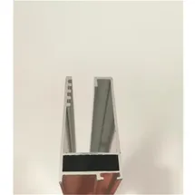 Glaszentrum Hagen - 2000x47x21 mm Aluminiumprofil - Wandprofil - Bodenprofil - Eloxiert