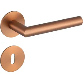 Meintürgriff Drückergarnitur Toulouse Flachrosette Roségold