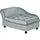 PawHut Hundesofa 76 x 45 x 43 cm grau
