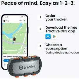 tractive Adventure Dog XL GPS-Lokalisierer Grau One Size