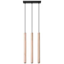 Sollux Lighting Pastelo 3-flg. 30 cm Holz beige