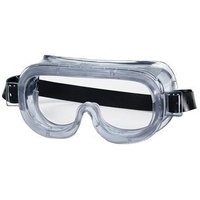 uvex Vollsichtbrille 9305 schwarz - 9305514 - transparent