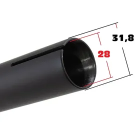 Scooters Ethic DTC Trianon Stunt-Scooter IHC ICS SCS Bar 32 67cm Schwarz / Schwarz