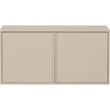 Woood Daily Closet Kleiderschrank 50x100x58 cm grau