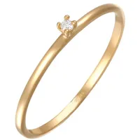 Elli DIAMONDS Solitär Lab Grown Diamant (0.004 ct) 585 Gelbgold Ringe Damen