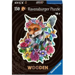 Ravensburger Puzzle Wooden Puzzle Bunter Fuchs, 150 Puzzleteile
