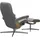 Stressless Relaxsessel STRESSLESS "Consul", grau (wild dove batick), B:82cm H:102cm T:72cm, Leder BATICK: BATICK ist ein leicht korrigiertes, durchgefärbtes und genarbtes Möbelleder, bei dem die meisten Unebenheiten und Spuren in der Regel entfernt wurden.