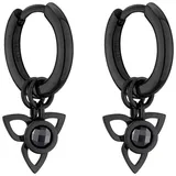 TAMARIS Creolen TJ-0123-E-15 schwarz 375 Edelstahl