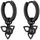 TAMARIS Creolen TJ-0123-E-15 schwarz 375 Edelstahl